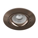 Noxion Recessed Spot Vision MR16 Tiltable Shiny Bronze | 82mm - Cutout 69mm - IP20 - incl. GU10 Socket