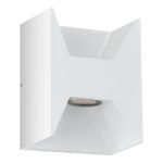 Eglo Wall Light Morino Outdoor Aluminium White Up & Down 5W 460lm - 830 Warm White