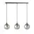 Emibig Pendant Cosmo Steel Black | Suitable for 3x E14 - Max 10W