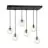 Emibig Pendant Cosmo Steel Black | Suitable for 6x E14 - Max 10W