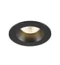 SLV New Tria Universal 68 Spot Aluminium Black Round 8.6W 410lm 38D - 925-930-940 CCT | Cutout 68mm -  Best Colour Rendering - Dimmable 