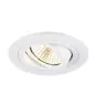 SLV New Tria 75 Spot Aluminium White Round 8.3W 750lm 38D - 930 Warm White | Cutout 75mm -  Best Colour Rendering - Dimmable 