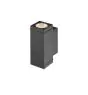 SLV Theo Pro S Up/Down Wall Light Aluminium Anthracite 6W 700lm - 827 Extra Warm White | Outdoor - IP65