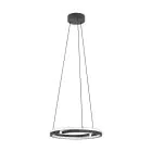 Eglo Pendant Mezzomonte Aluminium Steel Black 20W 1600lm - 827-865 Tunable White | IP20 - Dimmable 